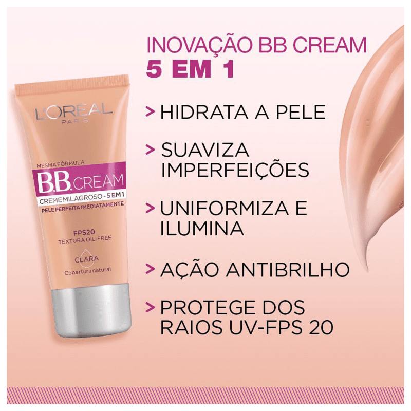 B.b.cream Lóreal Paris Media Fdps20 30Ml b-b-cream-loreal-paris-media-fdps20-30ml