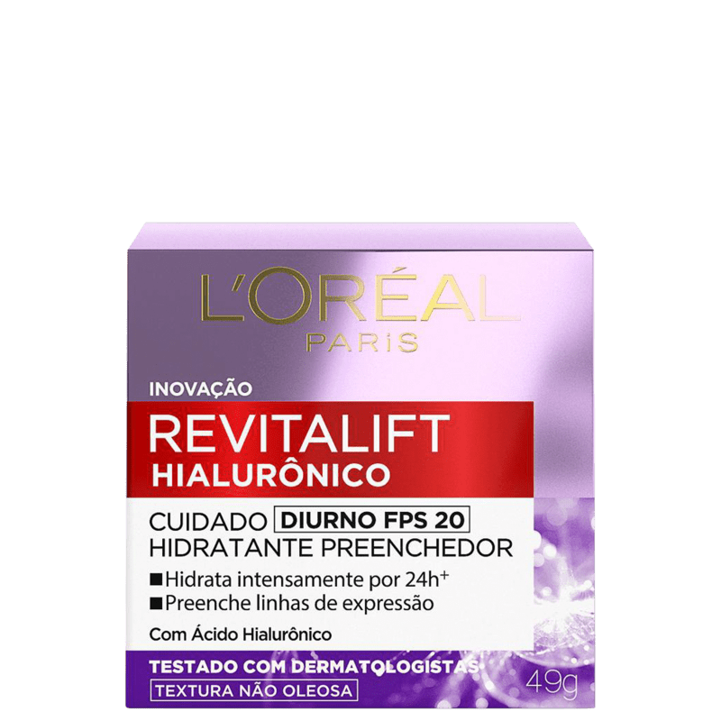 Creme Facial Revitalif Hialuronico 49G Loral creme-facial-revitalif-hialuronico-49g-loral